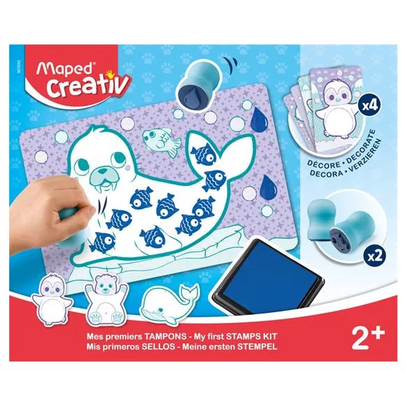 Kreatív készségfejlesztő készlet, MAPED CREATIV, "Early age", nyomdavilág