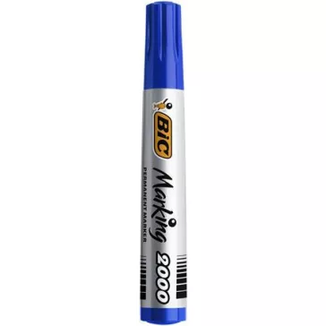   Alkoholos marker, 4,95 mm, kúpos, BIC "ECO 2000" kék