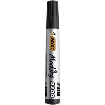   Alkoholos marker, 3,7-5,5 mm, vágott, BIC "ECO 2300" fekete