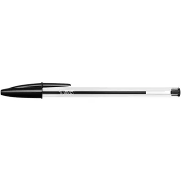   Golyóstoll, 0,32 mm, kupakos, BIC "Cristal Original", fekete