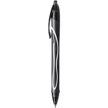   Zseléstoll, 0,3 mm, nyomógombos, BIC "Gel-ocity Quick Dry", fekete