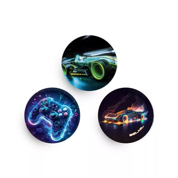 Matrica, tépőzáras, Classy Plus táskához, BELMIL "Gamer", gamer Matrica, tépőzáras, Classy Plus táskához, BELMIL "Gamer", gamer