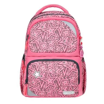   Iskolatáska, cipzáras, BELMIL "Maxi Pack Love Stars", csillagok