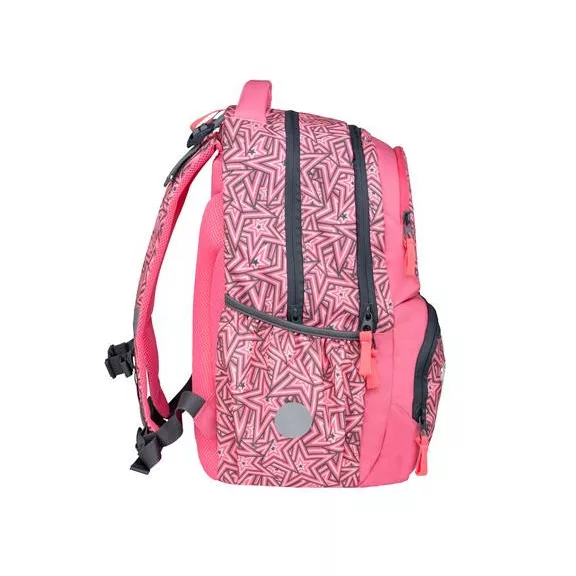 Iskolatáska, cipzáras, BELMIL "Maxi Pack Love Stars", csillagok