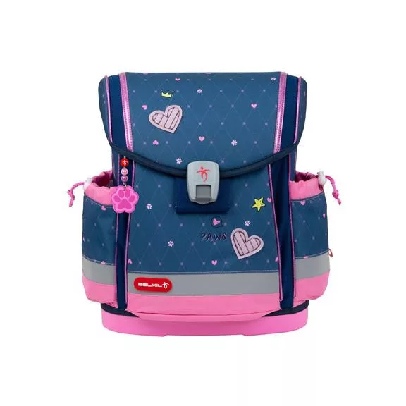 Iskolatáska, mágneszárral BELMIL "Classy Plus Hearts", szivecske Iskolatáska, mágneszárral BELMIL "Classy Plus Hearts", szivecske