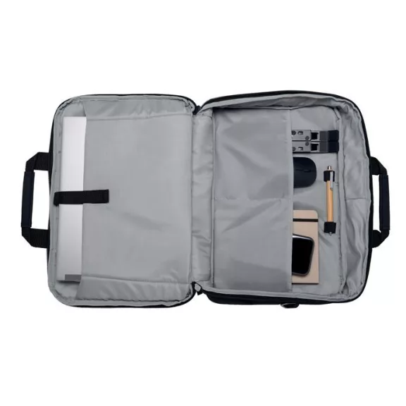 Notebook táska, 16", újrahasznosított anyagból, KENSINGTON "EQ Briefcase", fekete