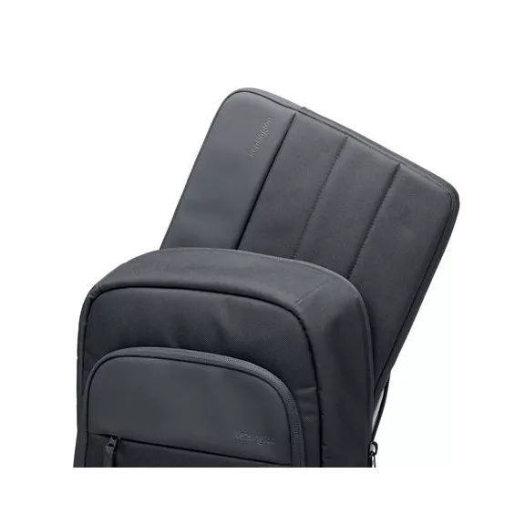 Notebook hátizsák, 14", újrahasznosított anyagból, KENSINGTON "EQ Backpack", fekete