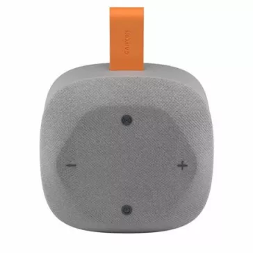   Hangszóró, hordozható, Bluetooth 5.3, CANYON "Hexagon 10", szürke-narancs