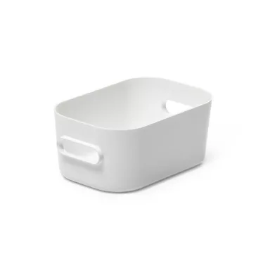   Műanyag tárolódoboz, 0,6 liter, SMARTSTORE "Compact XS", fehér