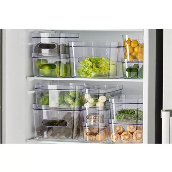 Műanyag tárolódoboz, 0,6 liter, SMARTSTORE "Compact Clear XS", átlátszó
