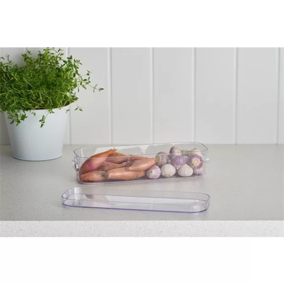 Műanyag tárolódoboz, 0,6 liter, SMARTSTORE "Compact Clear XS", átlátszó