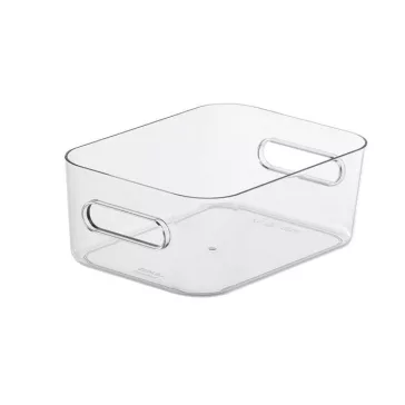   Műanyag tárolódoboz, 1,5 liter, SMARTSTORE "Compact Clear S", átlátszó