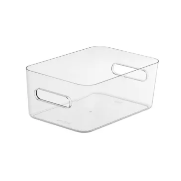   Műanyag tárolódoboz, 5,3 liter, SMARTSTORE "Compact Clear M", átlátszó