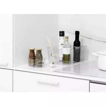   Műanyag tárolódoboz, 5,3 liter, SMARTSTORE "Compact Clear M", átlátszó