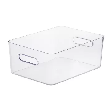   Műanyag tárolódoboz, 15,4 liter, SMARTSTORE "Compact Clear L", átlátszó