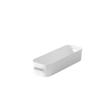   Műanyag tárolódoboz, 1,3 liter, SMARTSTORE "Compact Slim", fehér