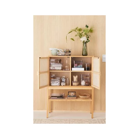 Műanyag tárolódoboz, 0,6 liter, SMARTSTORE "Compact Clear Mini", átlátszó