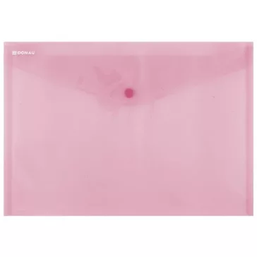 Irattartó tasak, A4, PP, patentos, DONAU, piros