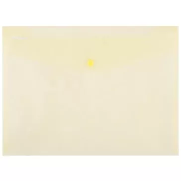 Irattartó tasak, A4, PP, patentos, DONAU, sárga