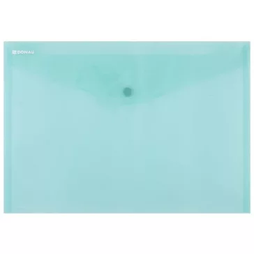 Irattartó tasak, A4, PP, patentos, DONAU, zöld