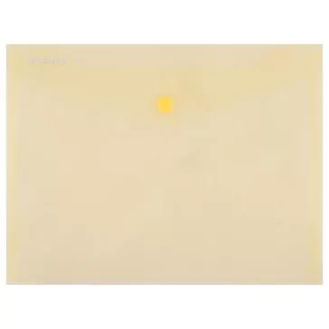 Irattartó tasak, A5, PP, patentos, DONAU, sárga