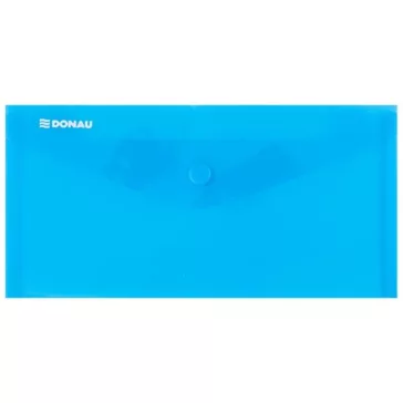 Irattartó tasak, DL, PP, patentos, DONAU, kék