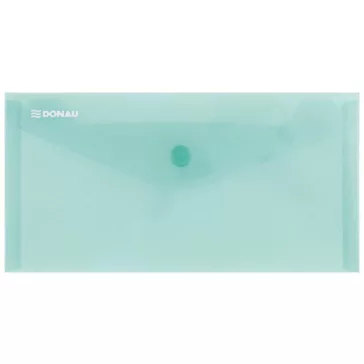 Irattartó tasak, DL, PP, patentos, DONAU, zöld