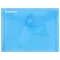 Irattartó tasak, A6, PP, patentos, DONAU, kék