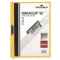 Gyorsfűző, klipes, A4, DURABLE "DURACLIP® 30", sárga