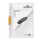 Gyorsfűző, klipes, A4, DURABLE "Swingclip® 30", sárga