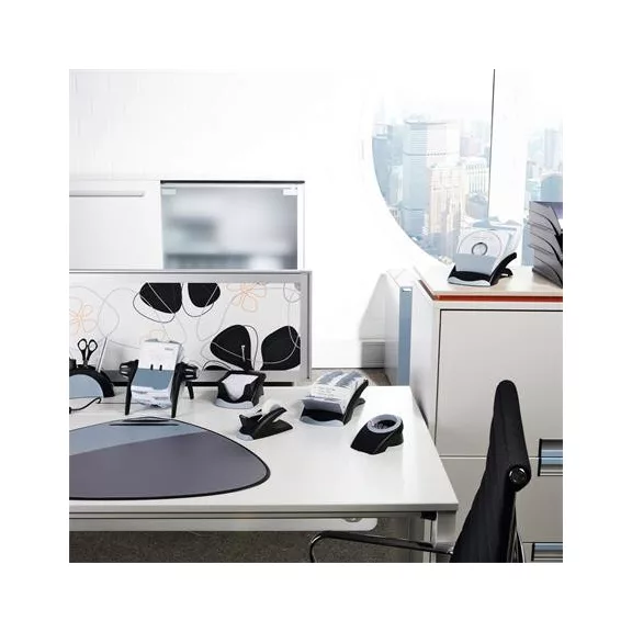Névjegykártyatartó, műanyag, 200 db-os, A-Z regiszterrel, fekvő, DURABLE, "VISIFIX®", fekete
