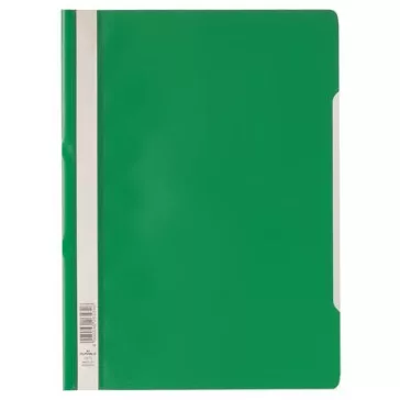 Gyorsfűző, PP, A4, DURABLE "Economy", zöld