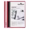 Gyorsfűző, A4, széles, panorámás, DURABLE "DURAPLUS®", piros