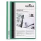 Gyorsfűző, A4, széles, panorámás, DURABLE "DURAPLUS®", zöld