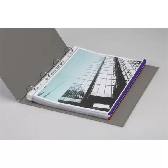 Genotherm, lefűzhető, PP, A4, 80 mikron, DURABLE "Prémium", fehér