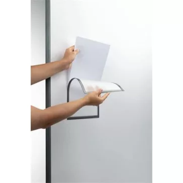 Dokumentumtartó, A4, mágneses, DURABLE, szürke