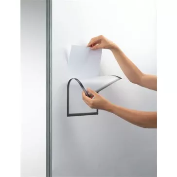 Dokumentumtartó, A4, mágneses, DURABLE, szürke