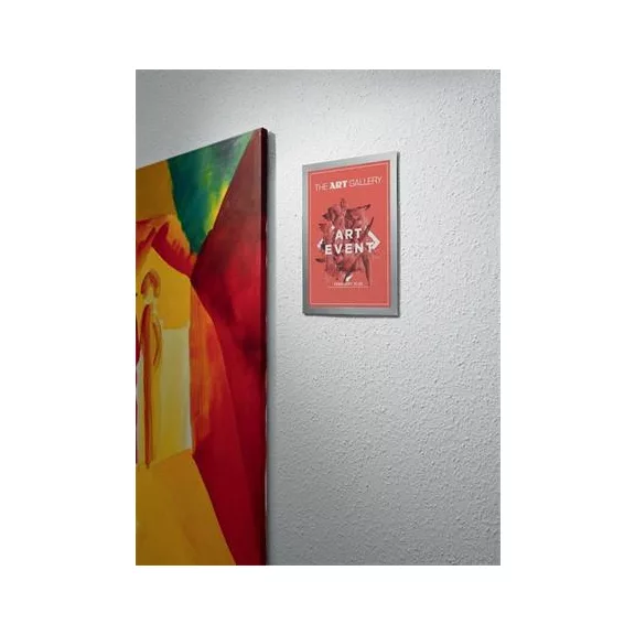 Dokumentumtartó, A4, mágneses, DURABLE, szürke
