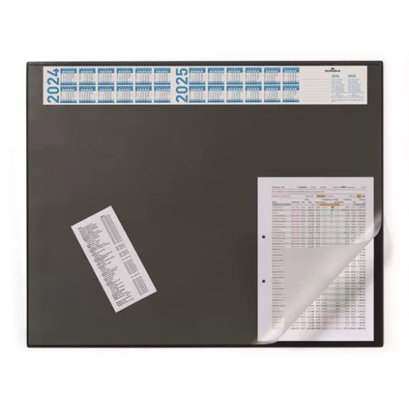 Könyökalátét, 650x520 mm, éves kalendárral, DURABLE, áttetsző
