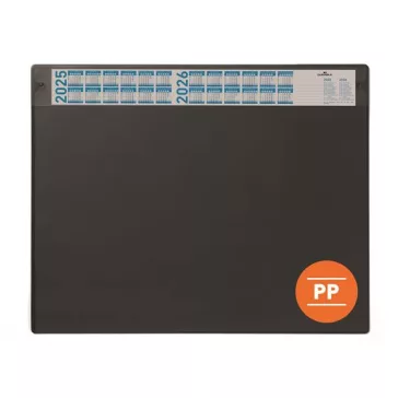   Könyökalátét, 650x480 mm, éves naptárral, DURABLE, fekete