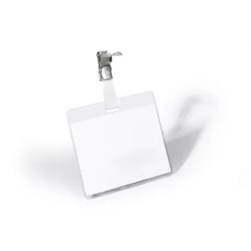 Névkitűző, csíptetővel, 60x90mm, DURABLE