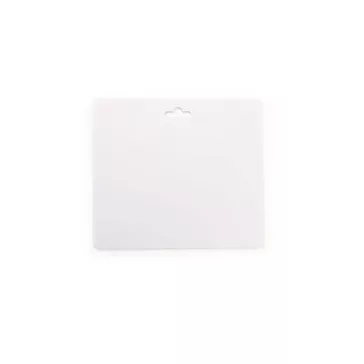   Névkitűző, Euro kivágás, 97x86 mm, DURABLE "VISITOR BADGE", fehér
