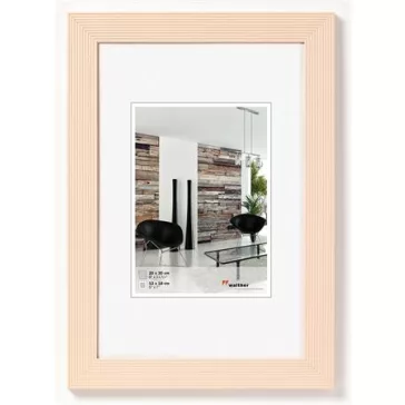 Képkeret, fa, 10x15 cm, "Grado" krém