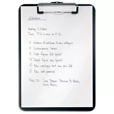 Felírótábla, A4, LEITZ "Wow", fekete