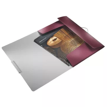   Gumis mappa, PP, A4, LEITZ "Style", gránátvörös