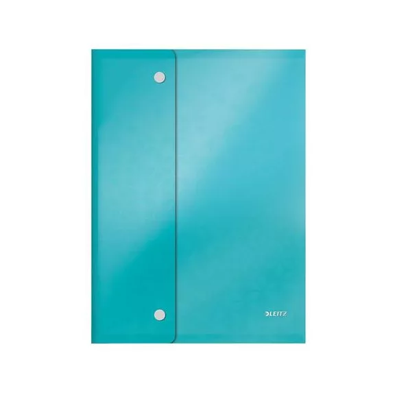 Irattartó tasak, A4, PP, patentos, LEITZ "Wow", vegyes színek