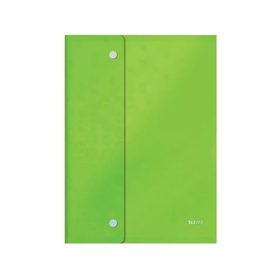 Irattartó tasak, A4, PP, patentos, LEITZ "Wow", vegyes színek