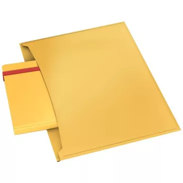   Irattartó tasak, 2 zsebes, A4, PP, pantentos, LEITZ "Cosy", melegsárga