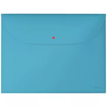   Irattartó tasak, 2 zsebes, A4, PP, pantentos, LEITZ "Cosy", nyugodtkék