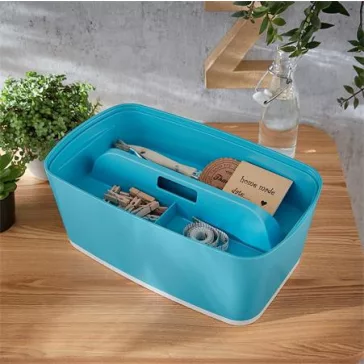   Rendszerező tálca, fogantyúval, LEITZ "MyBox Cosy", nyugodtkék